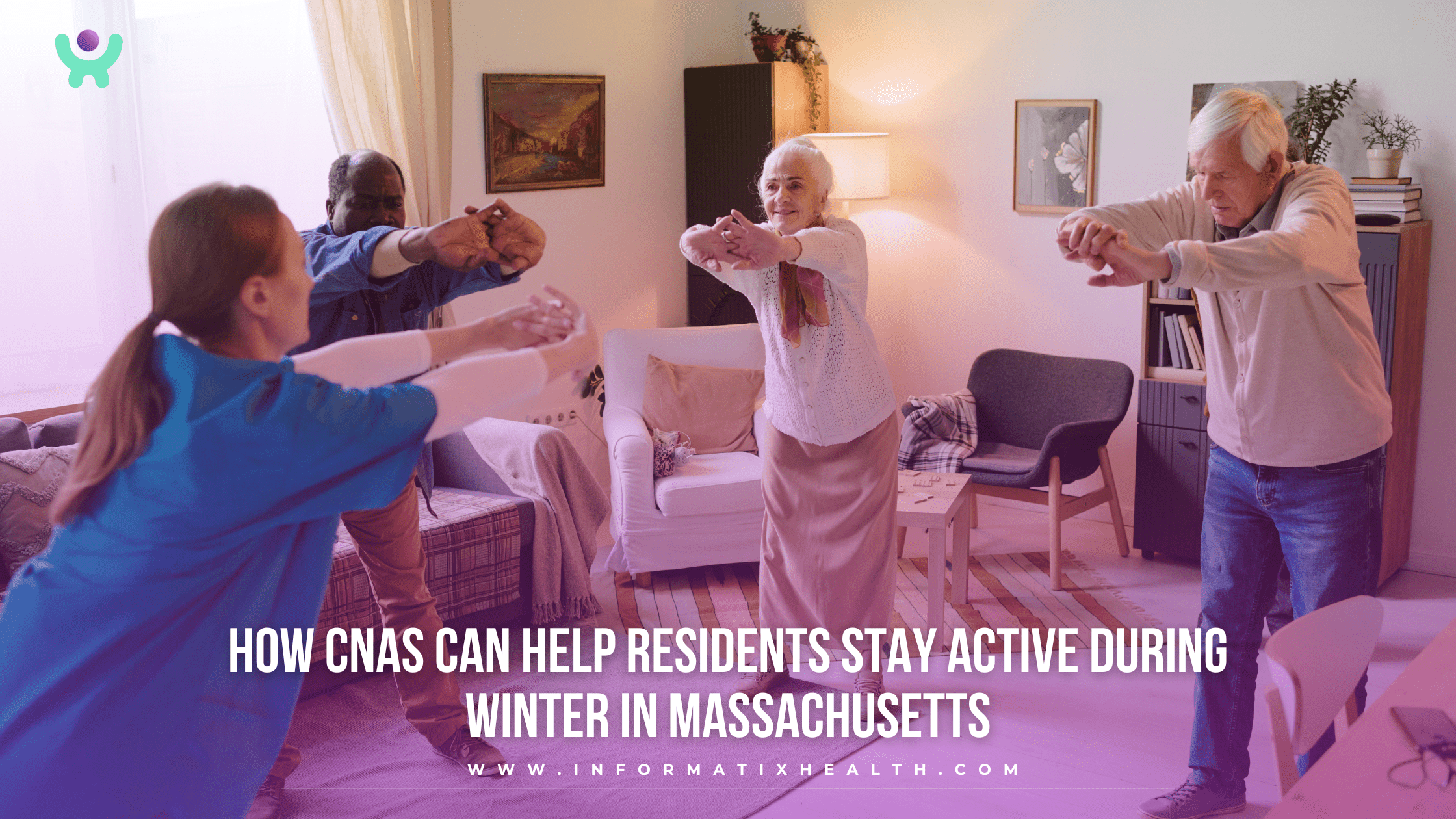 How CNAs Can Help Residents Stay Active During Winter in Massachusetts