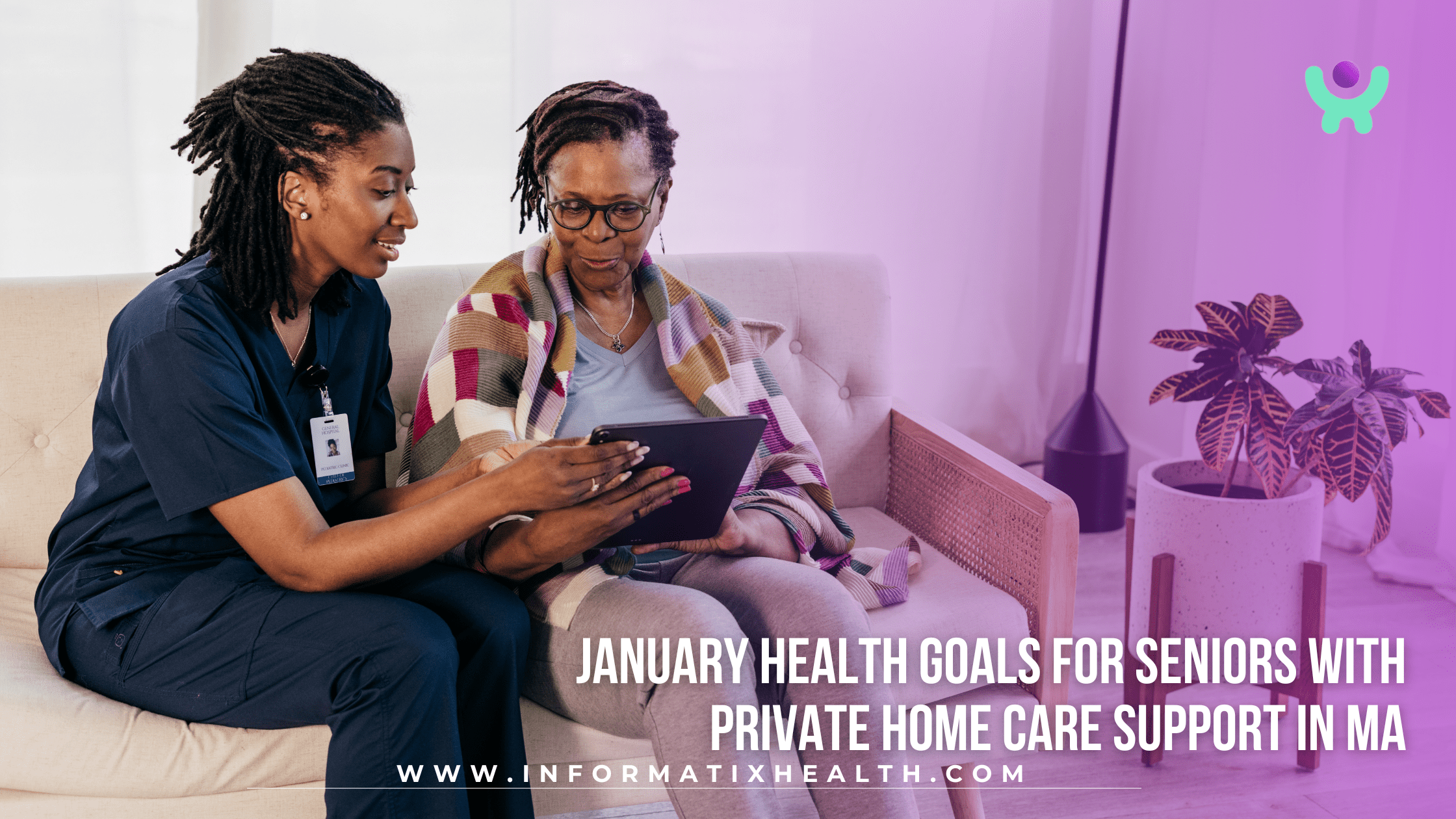 January Health Goals for Seniors with Private Home Care Support in MA